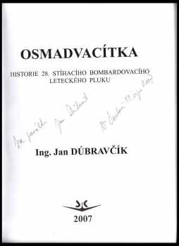Jan Dúbravčík: Osmadvacítka