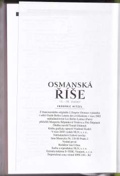 Frédéric Hitzel: Osmanská říše