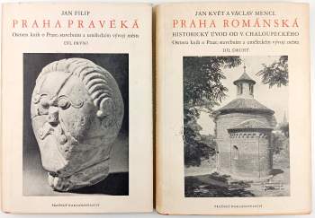 Osmero knih o Praze, stavebnim a uměleckém vývoji města 1 - 2 - Praha pravěká + Románská Praha