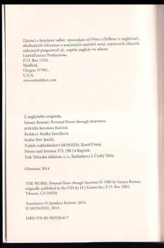 Sanaya Roman: Osobní síla skrze uvědomění