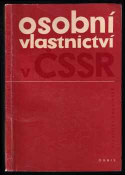 Osobní vlastnictví v ČSSR