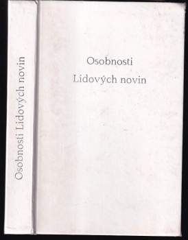 Petr Žídek: Osobnosti Lidových novin