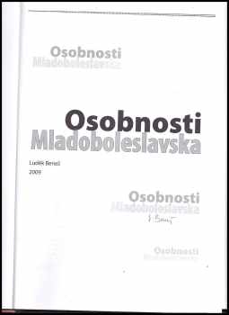 Luděk Beneš: Osobnosti Mladoboleslavska