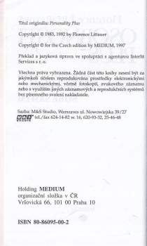 Osobnosti plus : jak porozumět druhým porozuměním sobě samým