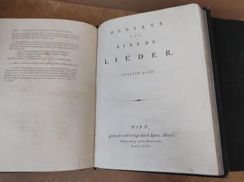 Michael Denis: Ossians und Sineds Lieder 3 sv.