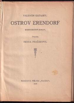 Valentin Petrovič Katajev: Ostrov Erendorf