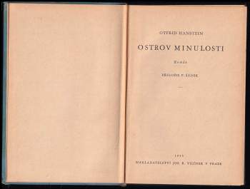 Otfrid von Hanstein: Ostrov minulosti