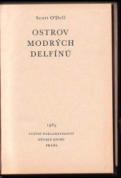 Scott O'Dell: Ostrov modrých delfínů