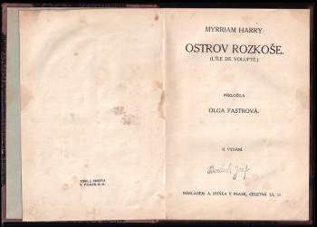 Myriam Harry: Ostrov rozkoše