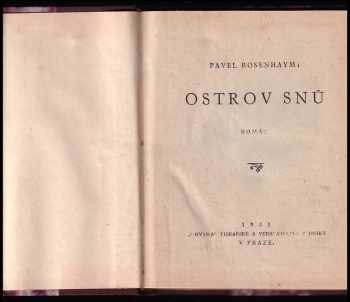 Paul Rosenhayn: Ostrov snů : Román