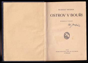 Rudolf Medek: Ostrov v bouři