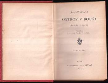 Rudolf Medek: Ostrov v bouři