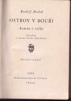 Rudolf Medek: Ostrov v bouři