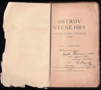 František Kopecký: Ostrov věčné hry