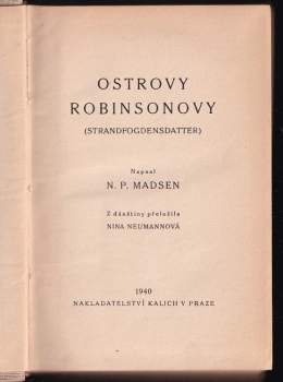 Niels Peder Madsen: Ostrovy Robinsonovy