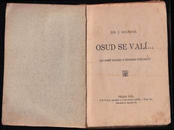 Josef Jan Kalivoda: Osud se valí--