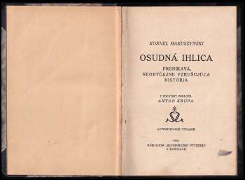 Kornel Makuszyński: Osudná ihlica
