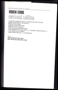 Robin Cook: Osudná léčba