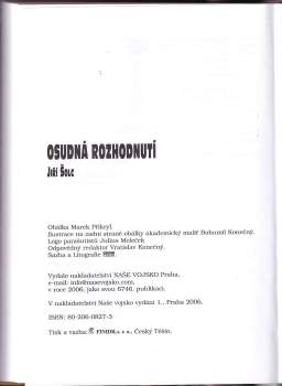 Jiří Šolc: Osudná rozhodnutí