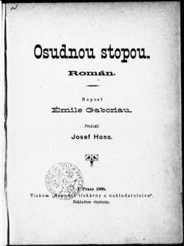 Émile Gaboriau: Osudnou stopou