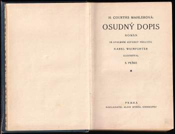 Hedwig Courths-Mahler: Osudný dopis