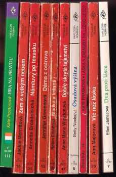 KOMPLET Beletrie 10X Hra na pravdu + Zem s velkým nebem + Námluvy po texasku + Dáma z ostrova + Sladká a krásná + Dobře skrytá tajemství + Osudová výšina + Láska a zásnuby na jedno léto? + Víc než láska + Dva proti lásce