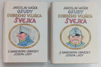 Jaroslav Hašek: Osudy dobrého vojáka Švejka I-IV ve 2 svazcích