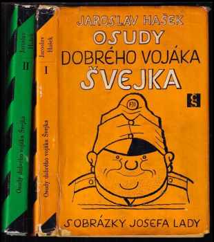 KOMPLET Osudy dobrého vojáka Švejka I. díl V zázemí + Osudy dobrého vojáka Švejka II. díl Na frontě