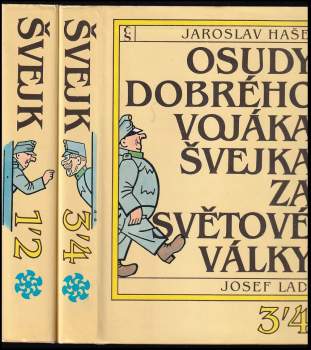 Osudy dobrého vojáka Švejka za světové války 1-2 + 3-4 - KOMPLET