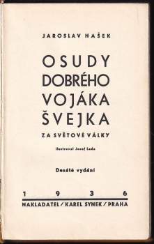 Karel Vaněk: Osudy dobrého vojáka Švejka- Švejk v revoluci