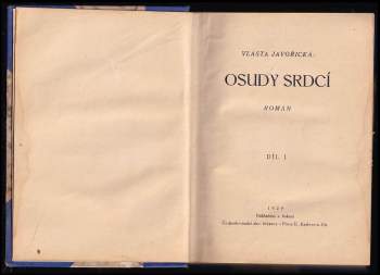 Vlasta Javořická: Osudy srdcí