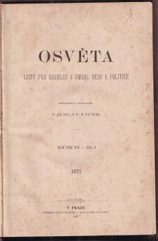Václav Vlček: Osvěta