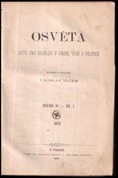 Václav Vlček: Osvěta
