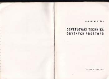 Jaroslav Fišer: Osvětlovací technika obytných prostorů