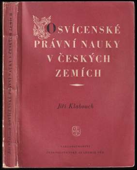 Osvícenské právní nauky v českých zemích