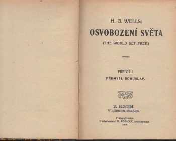 H. G Wells: Osvobození světa