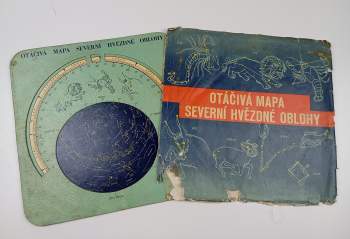 Otáčivá mapa severní hvězdné oblohy