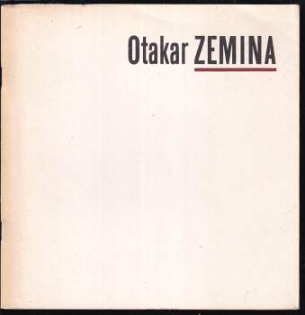 Otakar Zemina - malby, kresby