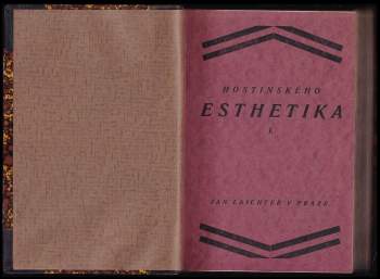 Zdeněk Nejedlý: Otakara Hostinského Esthetika