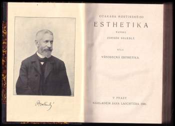 Zdeněk Nejedlý: Otakara Hostinského Esthetika