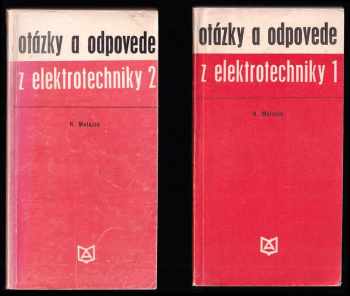 Hubert Meluzin: KOMPLET Hubert Meluzin 3X Otázky a odpovede z elektrotechniky 1 + 2 + Otázky a odpovede z elektrotechniky + Otázky a odpovede z elektrotechniky