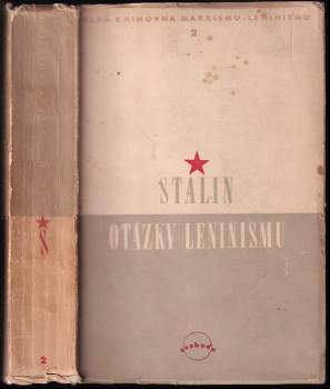 Otázky leninismu - Iosif Vissarionovič Stalin (1950, Svoboda) - ID: 798681