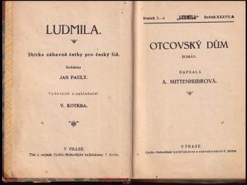 Anuše Mittenhubrová: Otcovský dům