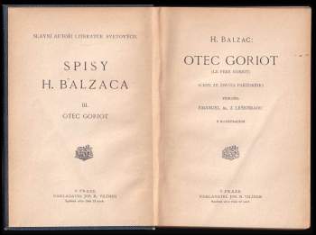 Honoré de Balzac: Otec Goriot