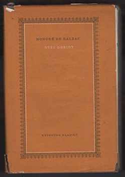 Honoré de Balzac: Otec Goriot
