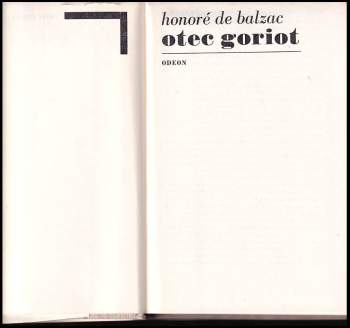 Honoré de Balzac: Otec Goriot