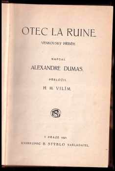 Alexandre Dumas: Otec La Ruine