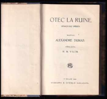 Alexandre Dumas: Otec La Ruine