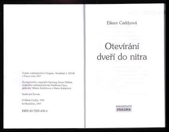 Eileen Caddy: Otevírání dveří do nitra