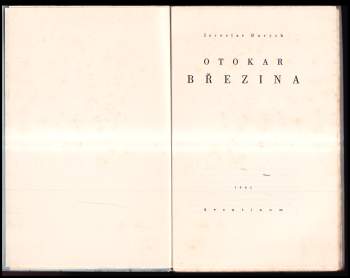Jaroslav Durych: Otokar Březina